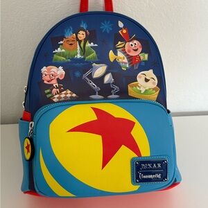 Loungefly Pixar Shorts Blue and Yellow Mini Backpack NWT